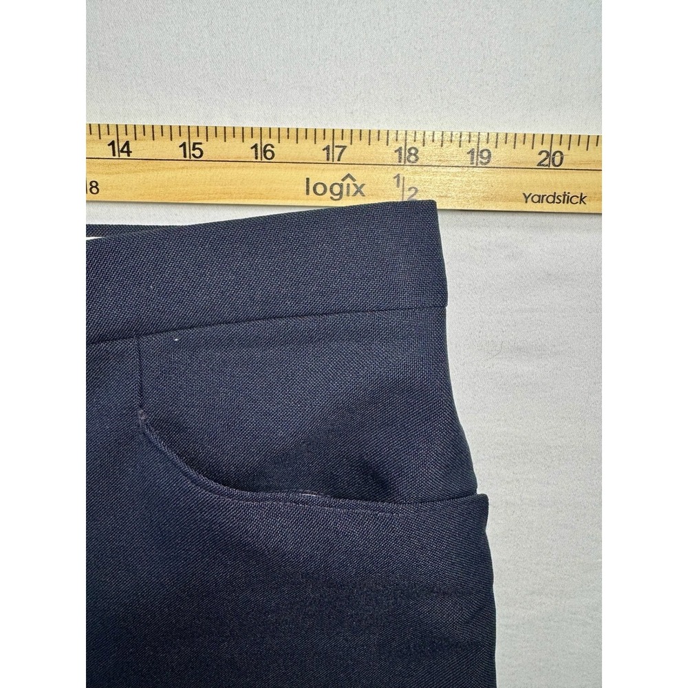 Haggar Vintage Mens Navy Blue Fortrel Polyester Dress Pants 38x34 61103 MON1 - Picture 6 of 9